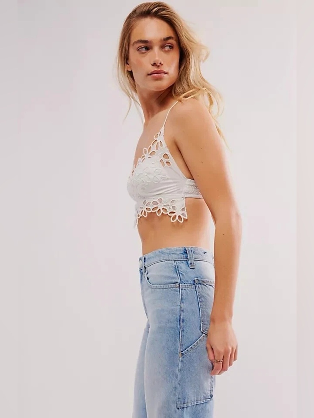 Free People Asteria Bralette - White - Picture 3 of 8